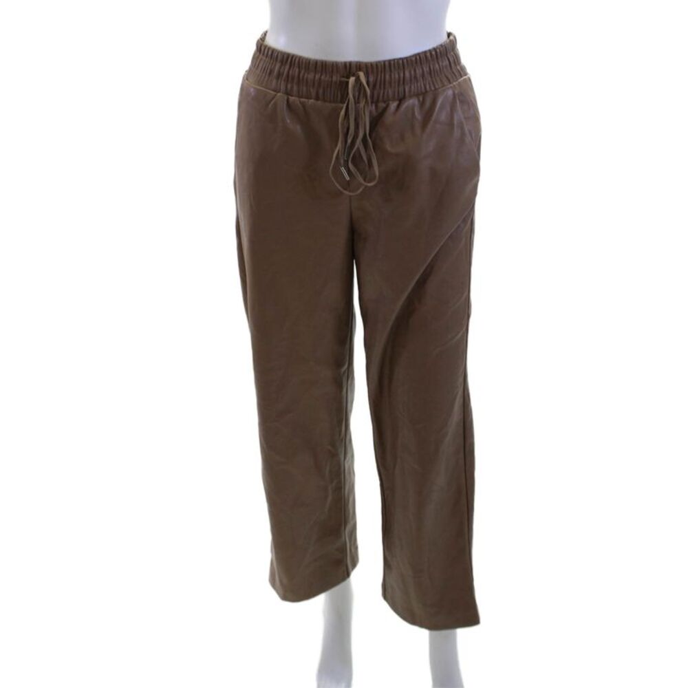 Olivaceous Womens Jogger Sweatpants Brown Drawstring Size S